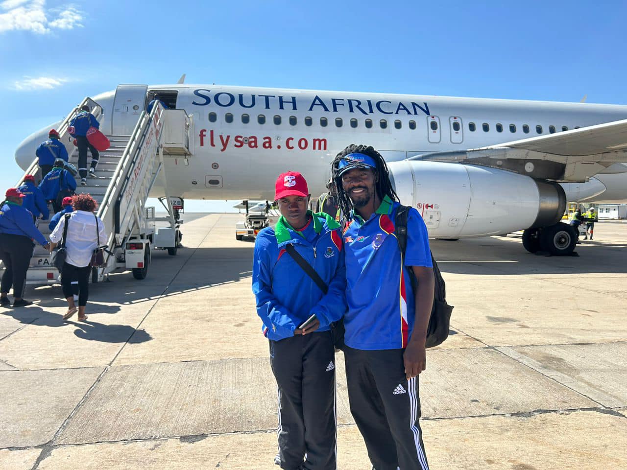Team Namibia at Cross Country Championships in Kenya