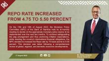Repo rate increases to 5.50%