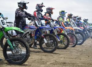 Motocross at the coast attracts many