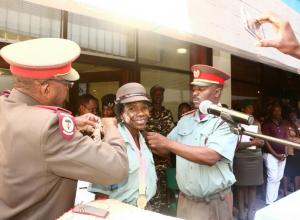 Namibia Defence Force promotes Johannes after winning Gold medal