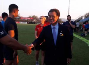 Japanese Sport Minister congratulates Rugby Namibia