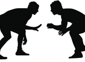 Wrestling clinic teaches skills and values