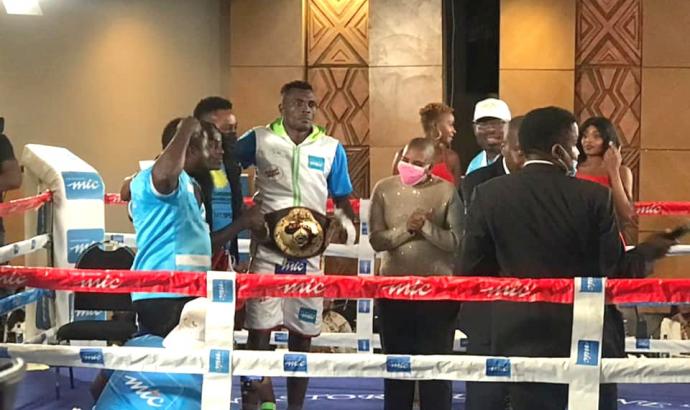 Ndjolominus successfully defeats his title against Jarmann